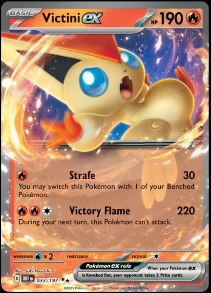 Pokémon Victini ex 33/197