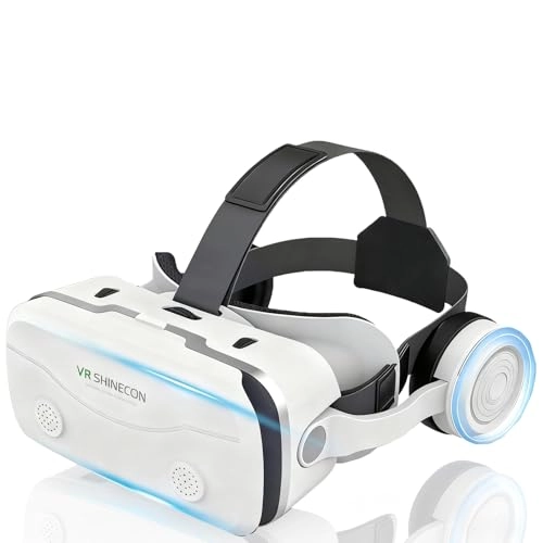 3D Virtual Reality Headset - 4.7-7.2 Android/iOS Black