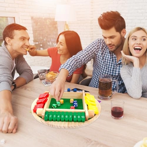 Shut The Box - Wooden Dice Game