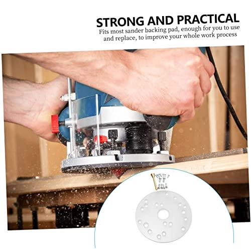 Router Base Plate - 16.40X16.40X0.70cm Acrylic Transparent