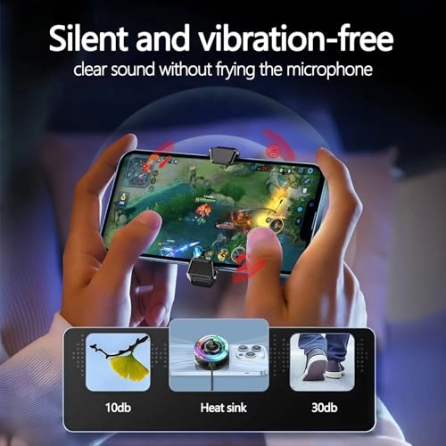 Mag-Safe Phone Cooler - Ultra-Fast Cooling RGB Light