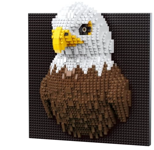 Bald Eagle Building Blocks Mosaic - 1500pcs