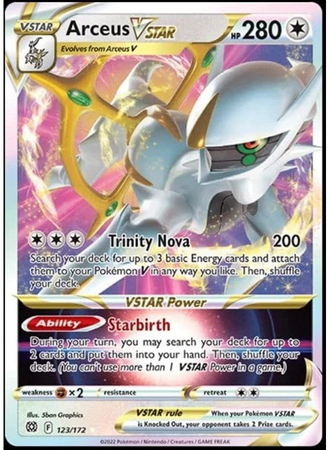 Pokémon Pokemon Arceus VSTAR 123/172 - English + Toploader