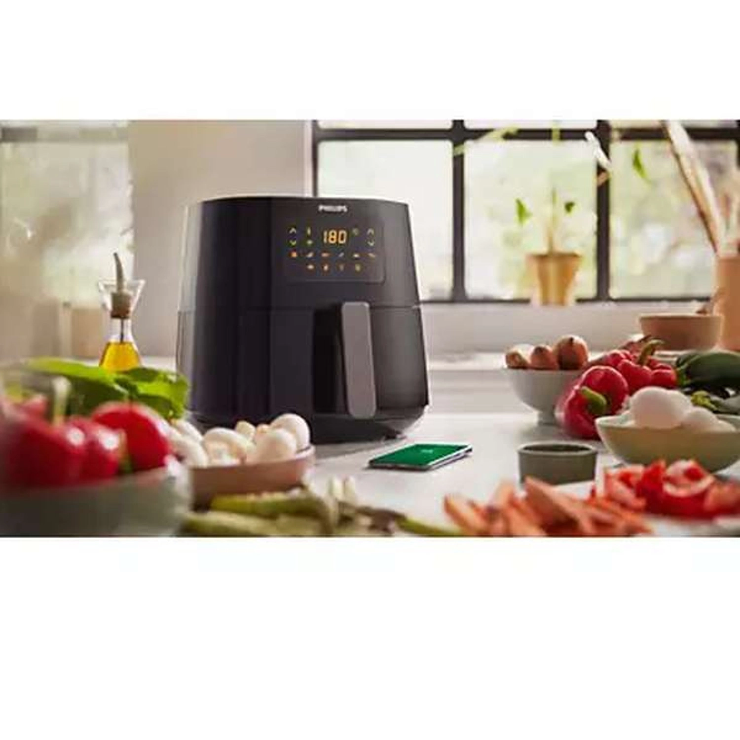 Essential Air fryer XL HD9280/91 - NutriU App compatibility Rapid Air Technology