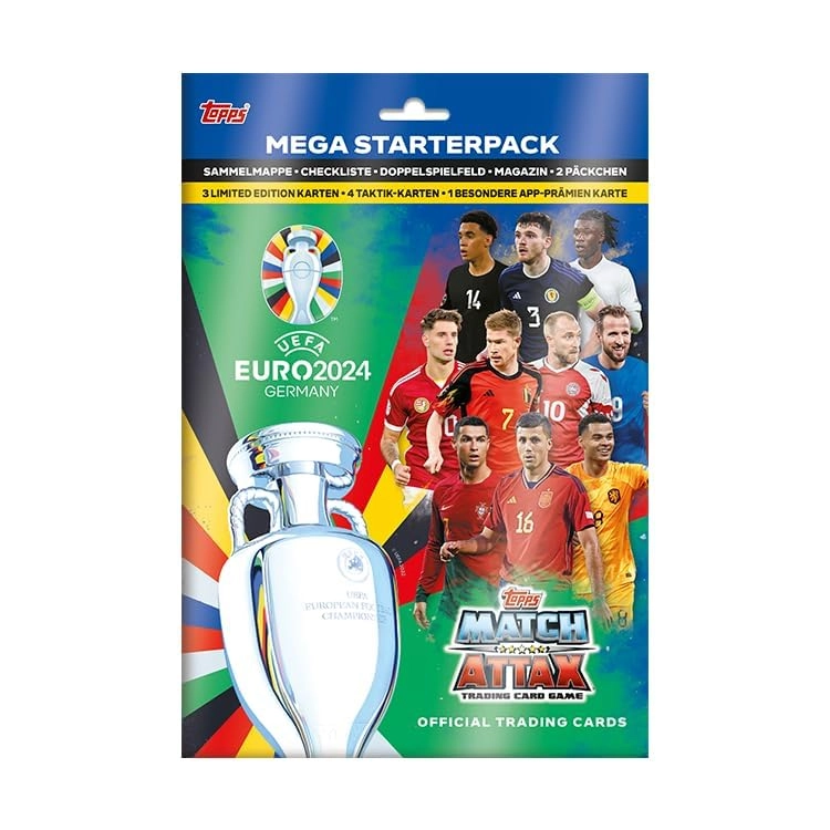 Match Attax Euro 2024 Mega Starter Pack - 16pcs 4pcs