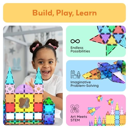 Magnetic Tiles - 152pcs Expansion Pack