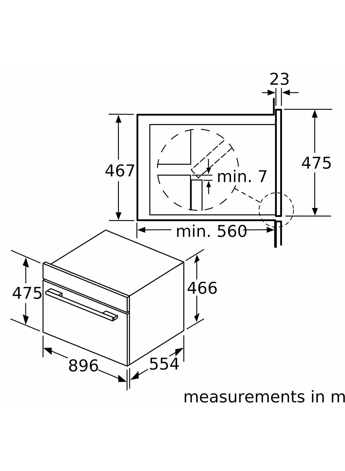 VBC514CR0 Built In Oven