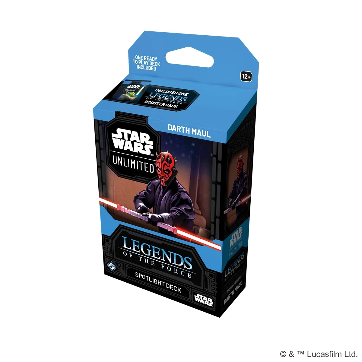 Asmodee Star Wars: Unlimited: Darth Maul Spotlight Deck - 50-Card Legends of the Force
