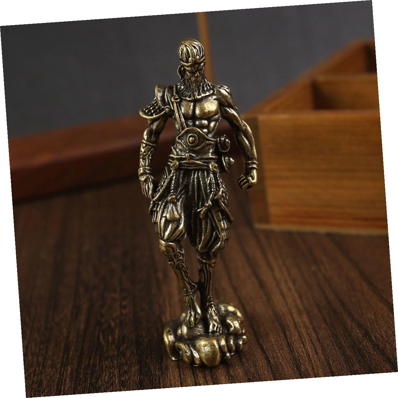 Monkey King Statue - Brass