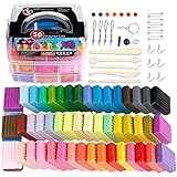 Polymer Clay Starter kit - Non-toxic 1.27 Kg 50pcs.