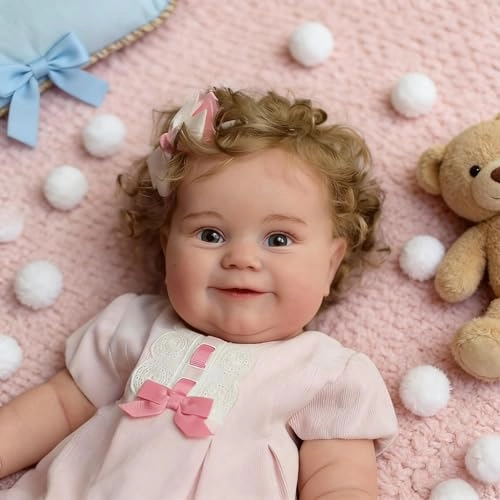 Reborn Baby Doll - 20 Inch Soft Cloth Body Ages 3+