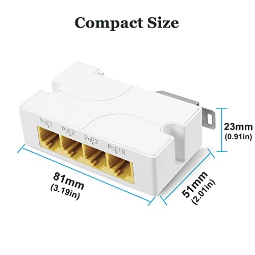 POE5005G - 48-57V 15W 3 ports IEEE 802.3af/at 10/100/1000Mbps