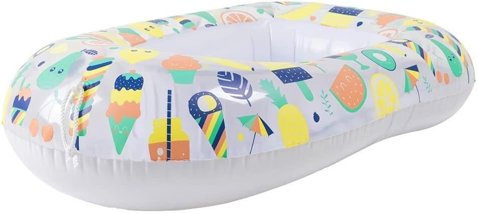 Eurekakids Little Kids Inflatable Swim Boat - Diving & Swimming Pool Toys