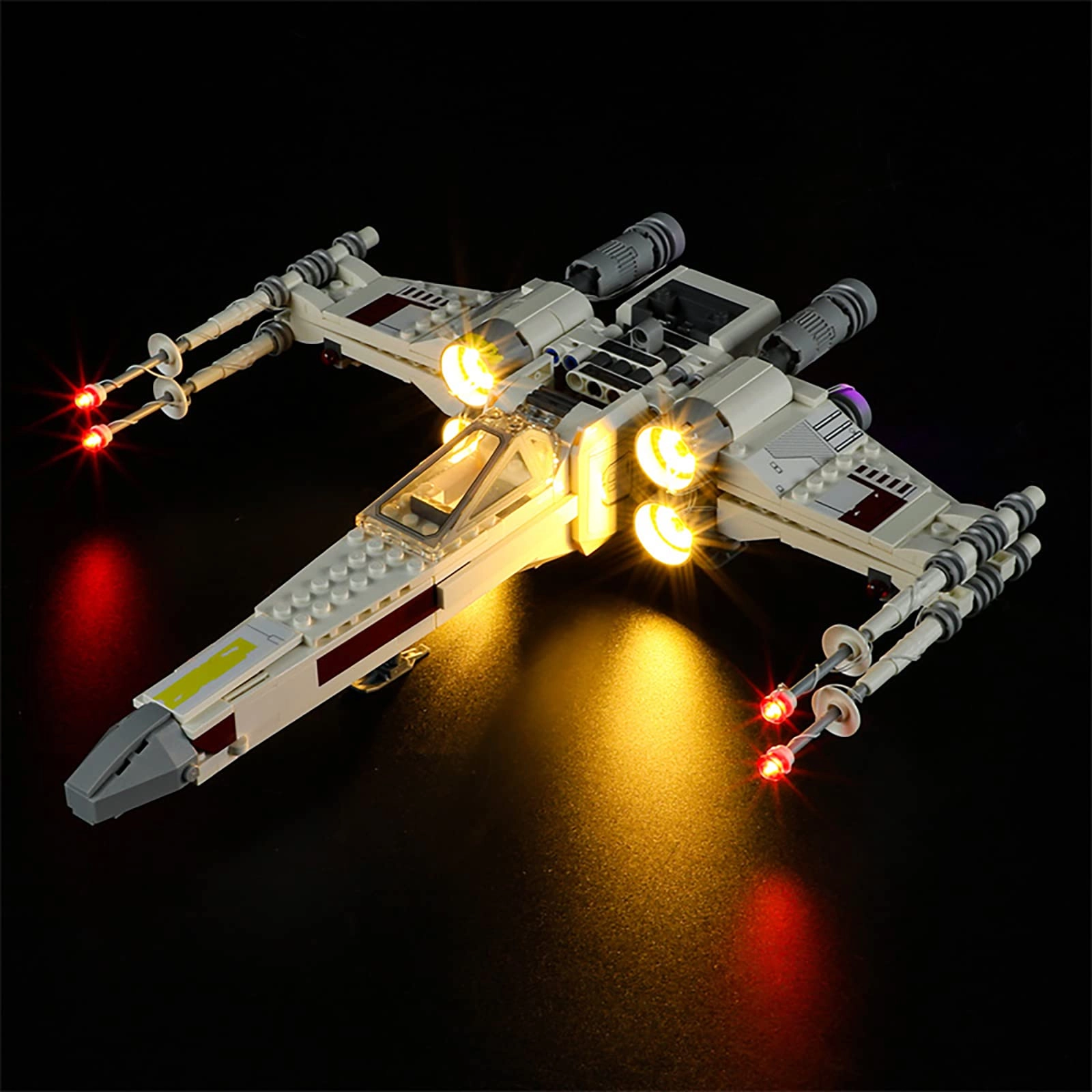 GEAMENT LED Lighting Kit for Star Wars Luke Skywalker's X-Wing Fighter 75301 - Plastic 4.5-5V