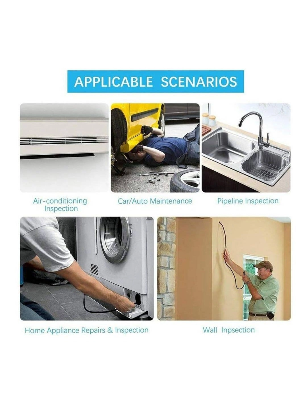 3-in-1 Type-C USB Endoscope - HD Waterproof Smartphone Compatible