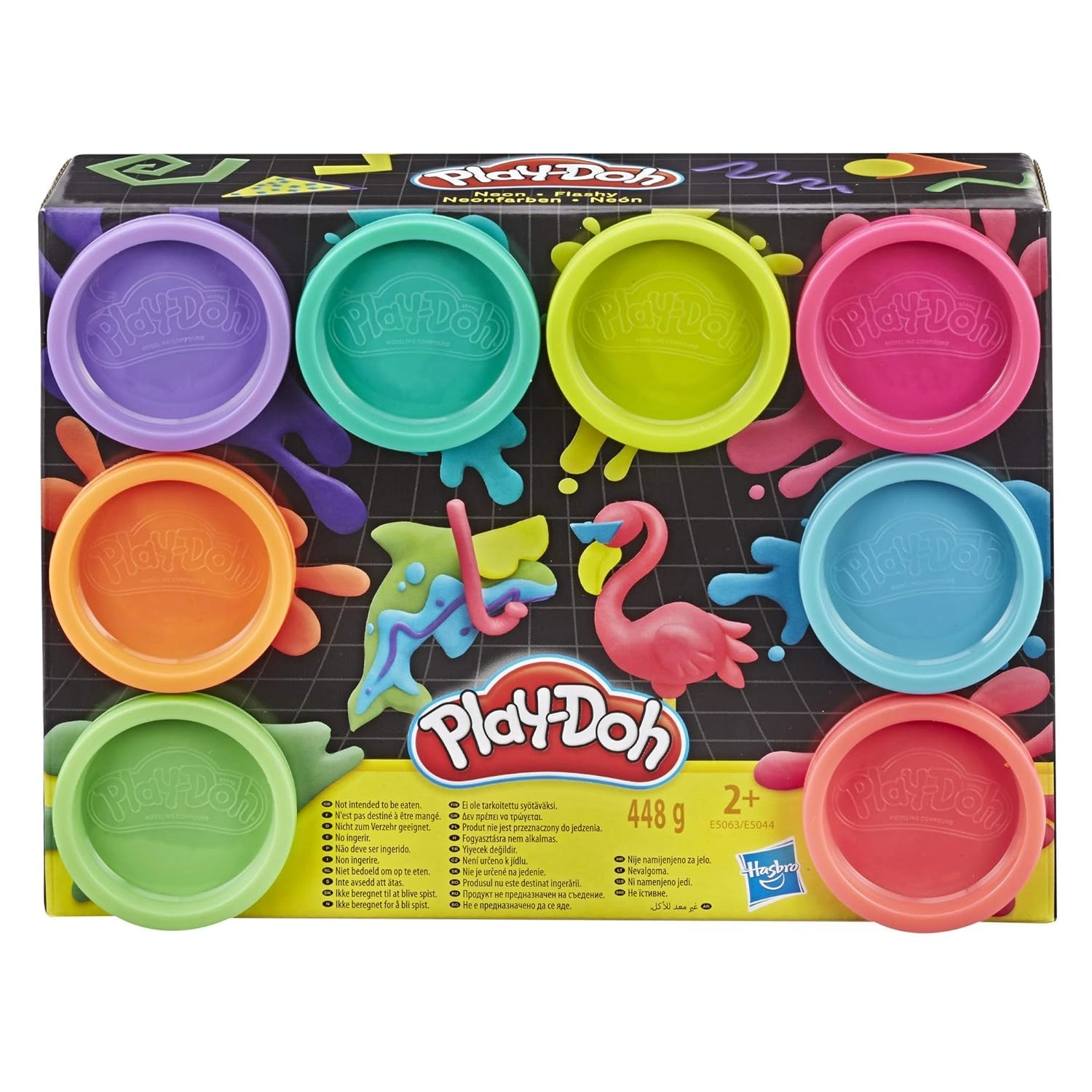 Play-Doh Neon Colors Pack - Modeling Compound 2+ years 8 pcs
