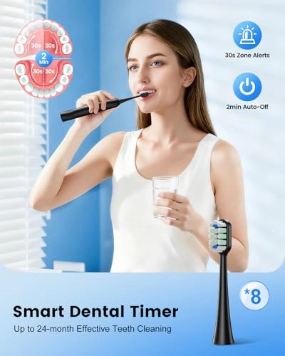 Y02 - 8 Brush Heads 60 Days 5 Modes