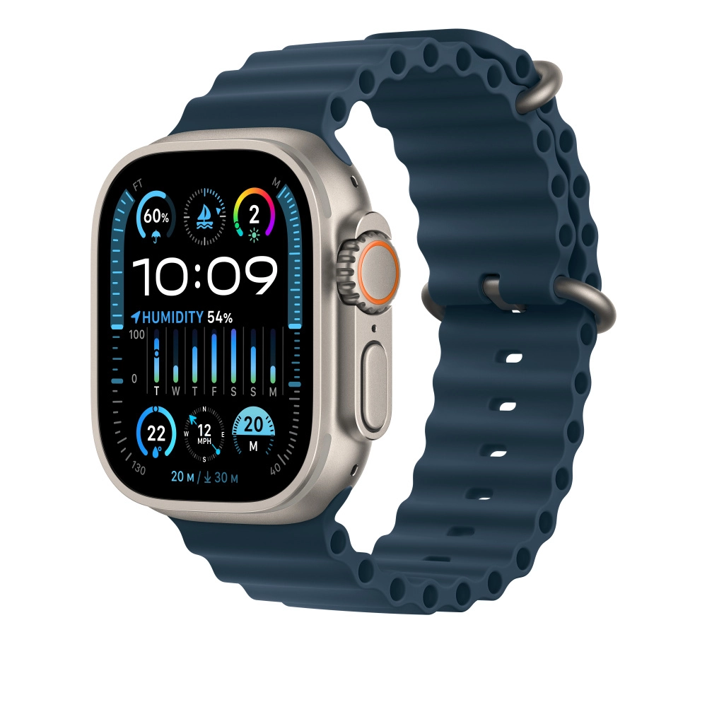 Ocean Band Extension - 49 mm Blue for Apple Watch 44/45/49 mm
