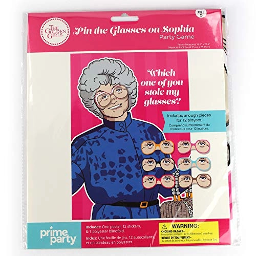 Pin the Glasses on Sophia - Adult 12 glasses