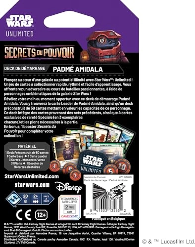 Star Wars: Unlimited: Secrets of Power Padmé Amidala Spotlight Deck - 50-Card Booster Pack
