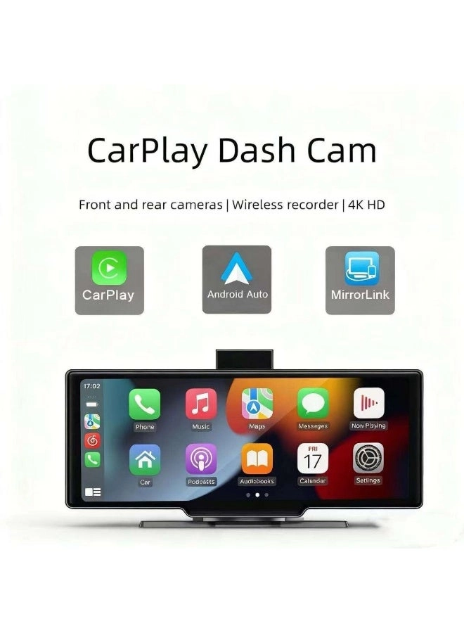 Smart CarPlay & Android Auto Dash Cam - 4K