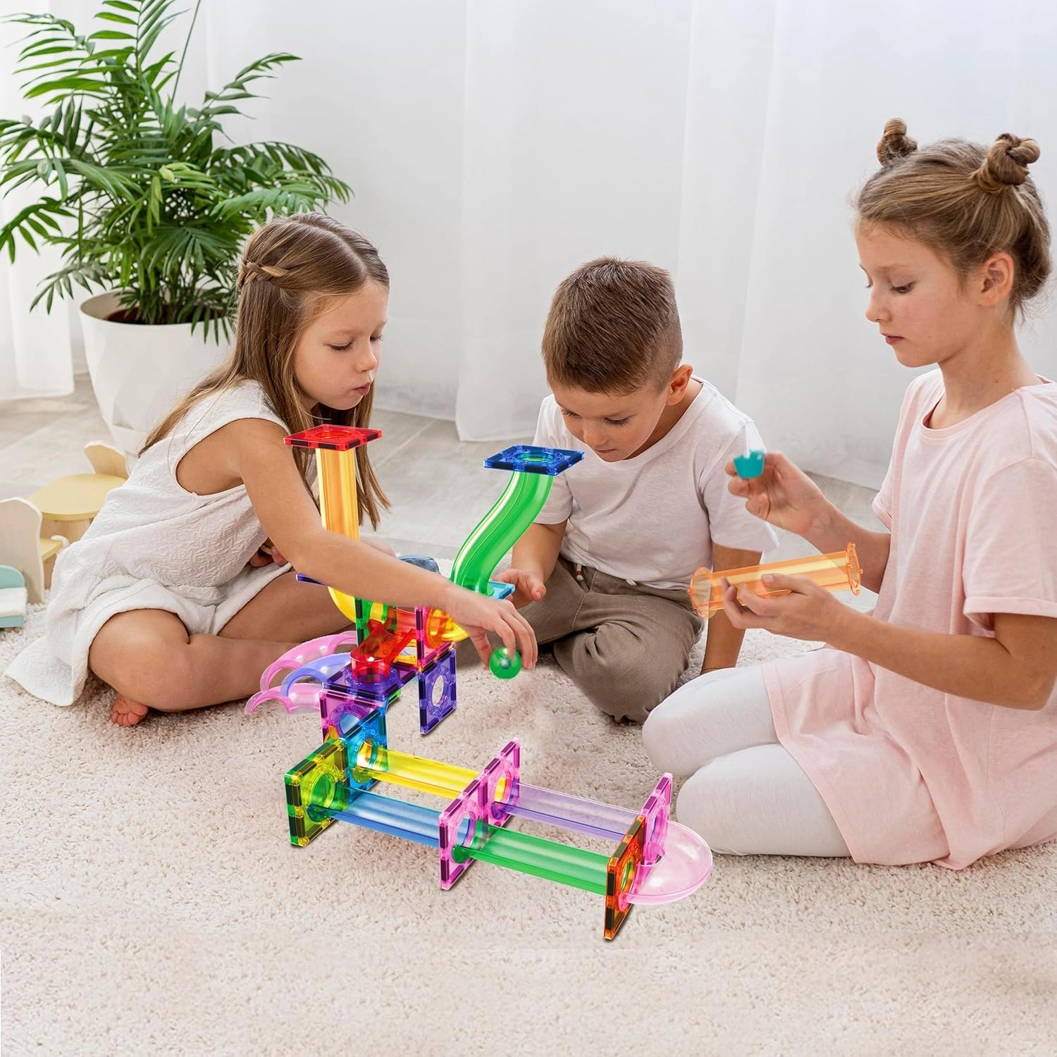 Race Track Magnetic Tiles PTMR40 - 40pcs