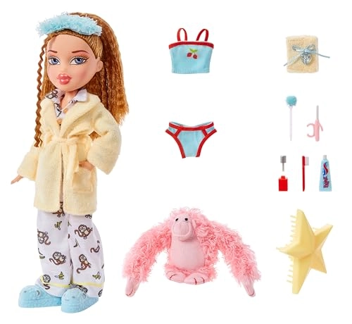 Meygan Fashion Doll - Slumber Party 2 Sets of Pyjamas Ages 6+