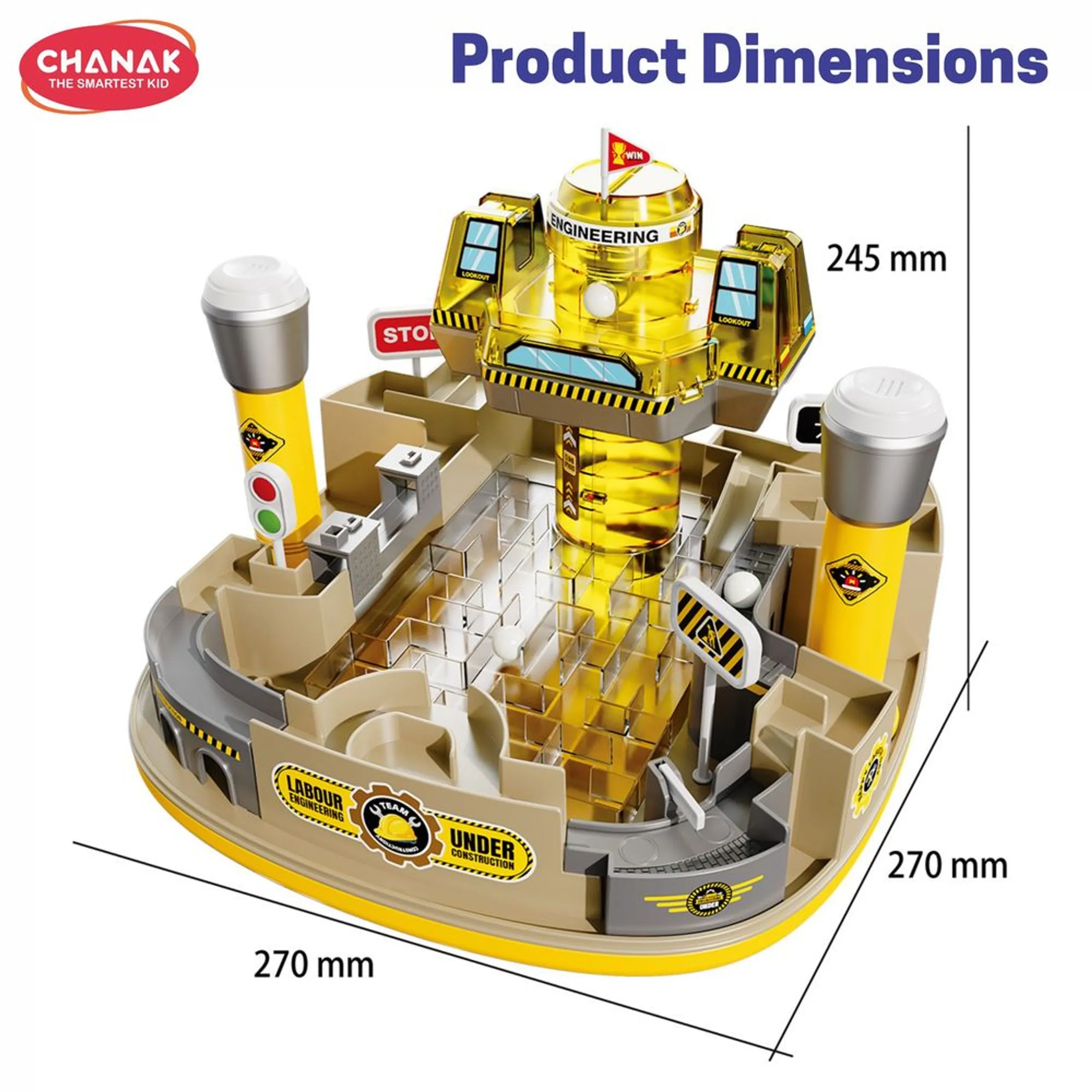 Engineering Maze Tower Puzzle (46966191-MKD218A) - 16 pcs