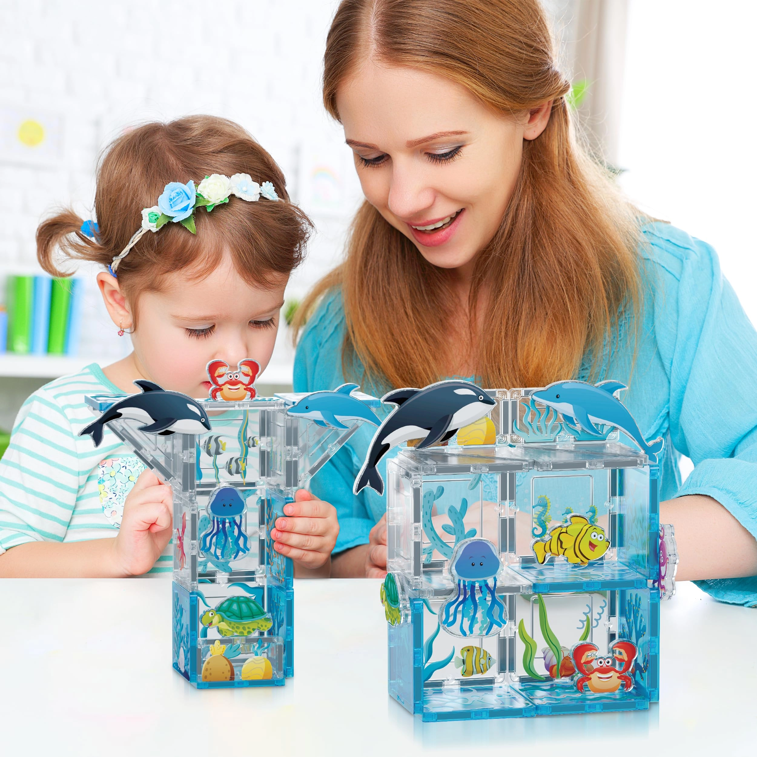Aquarium Marine Animal Set - 26pcs