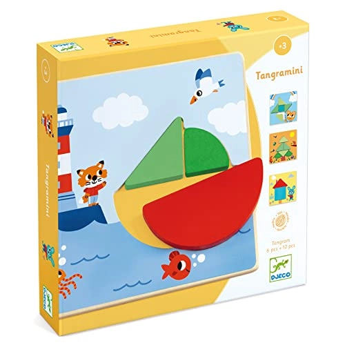 Tangramini - 3+ 12 pieces
