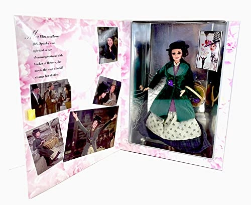 Eliza Doolittle Barbie - Plastic flower girl costume Ages 14+