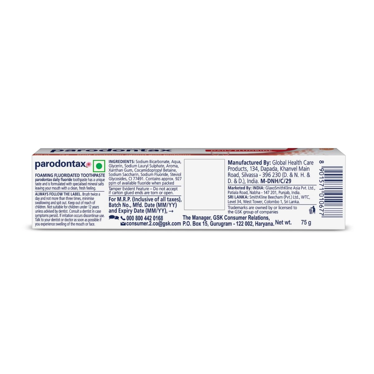 Expert Gum Care Fluoride Fresh Toothpaste Adult 75 g