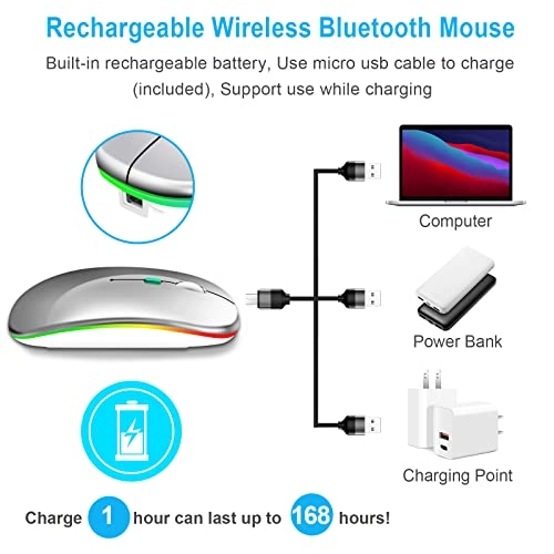 Wireless Bluetooth Mouse - USB
