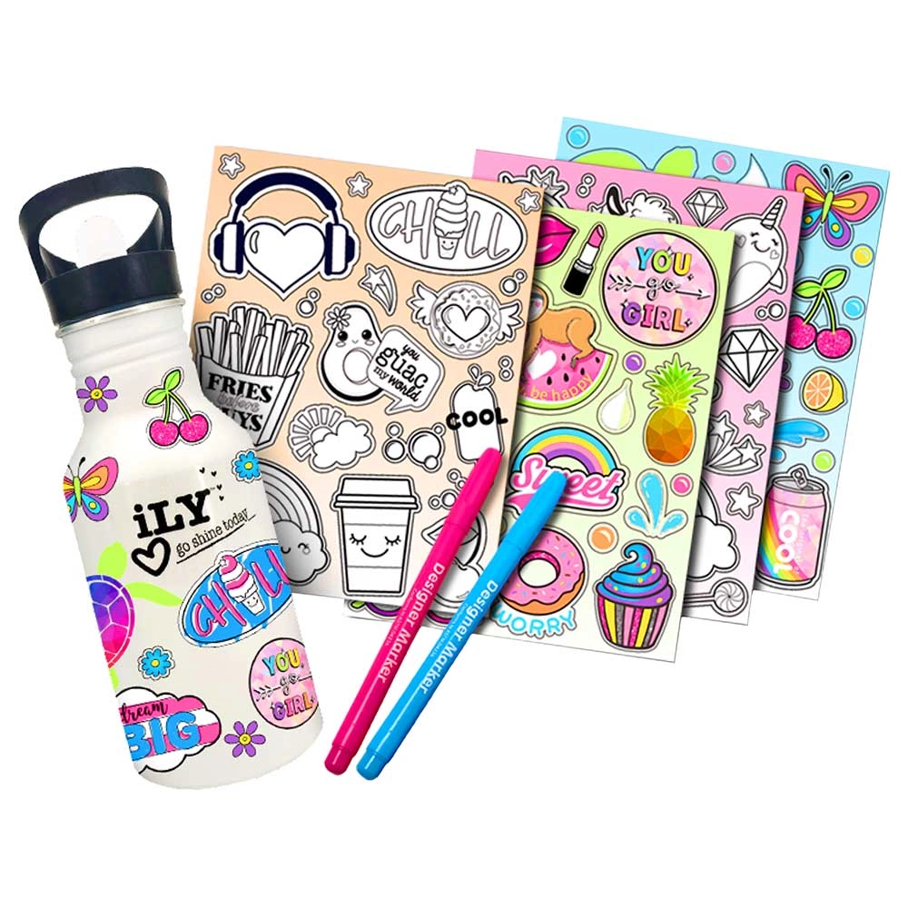 Personalized Hydro Bottle - twist on cap aluminium