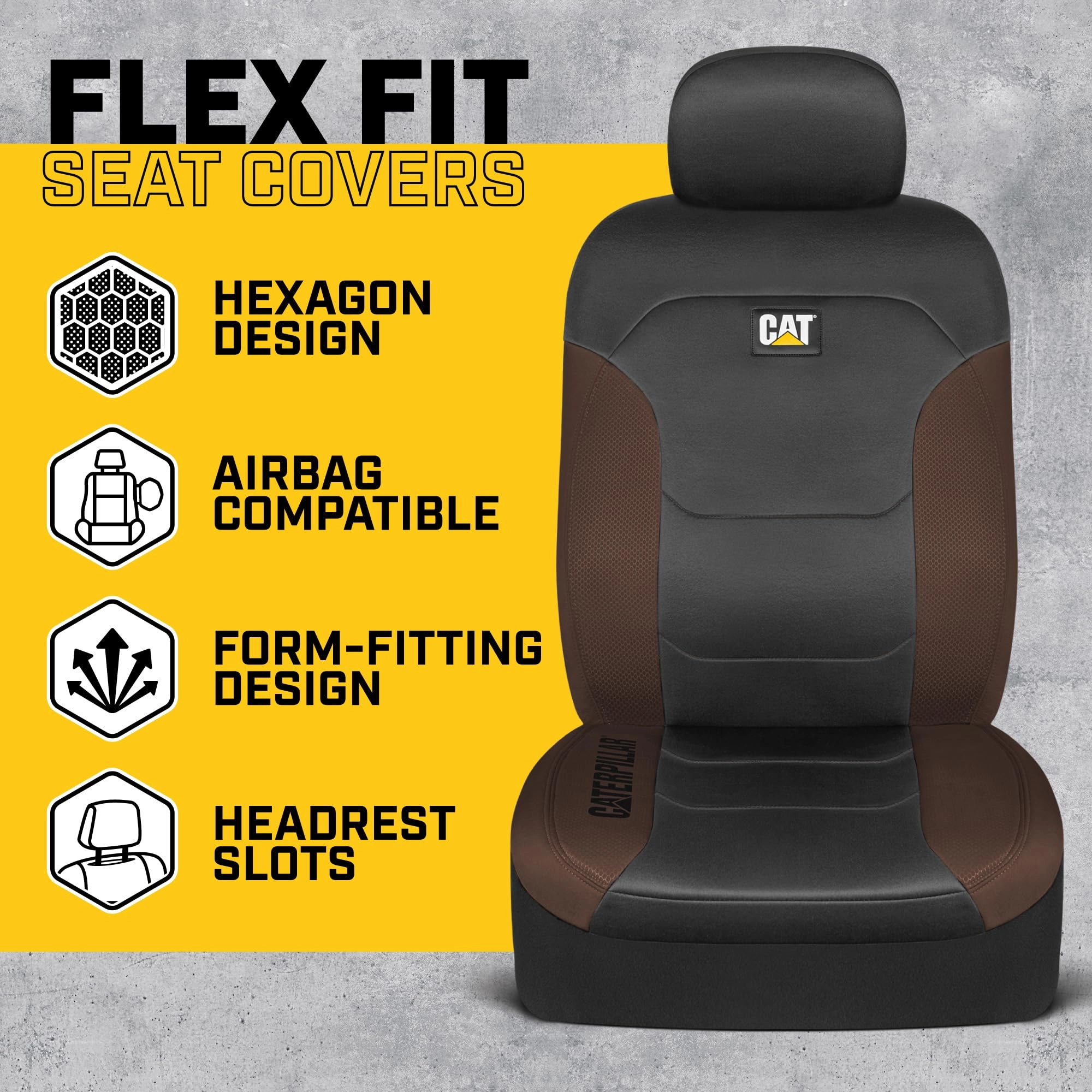 FlexFit 2-Tone Full Set - Black & Gray 60/40 Split