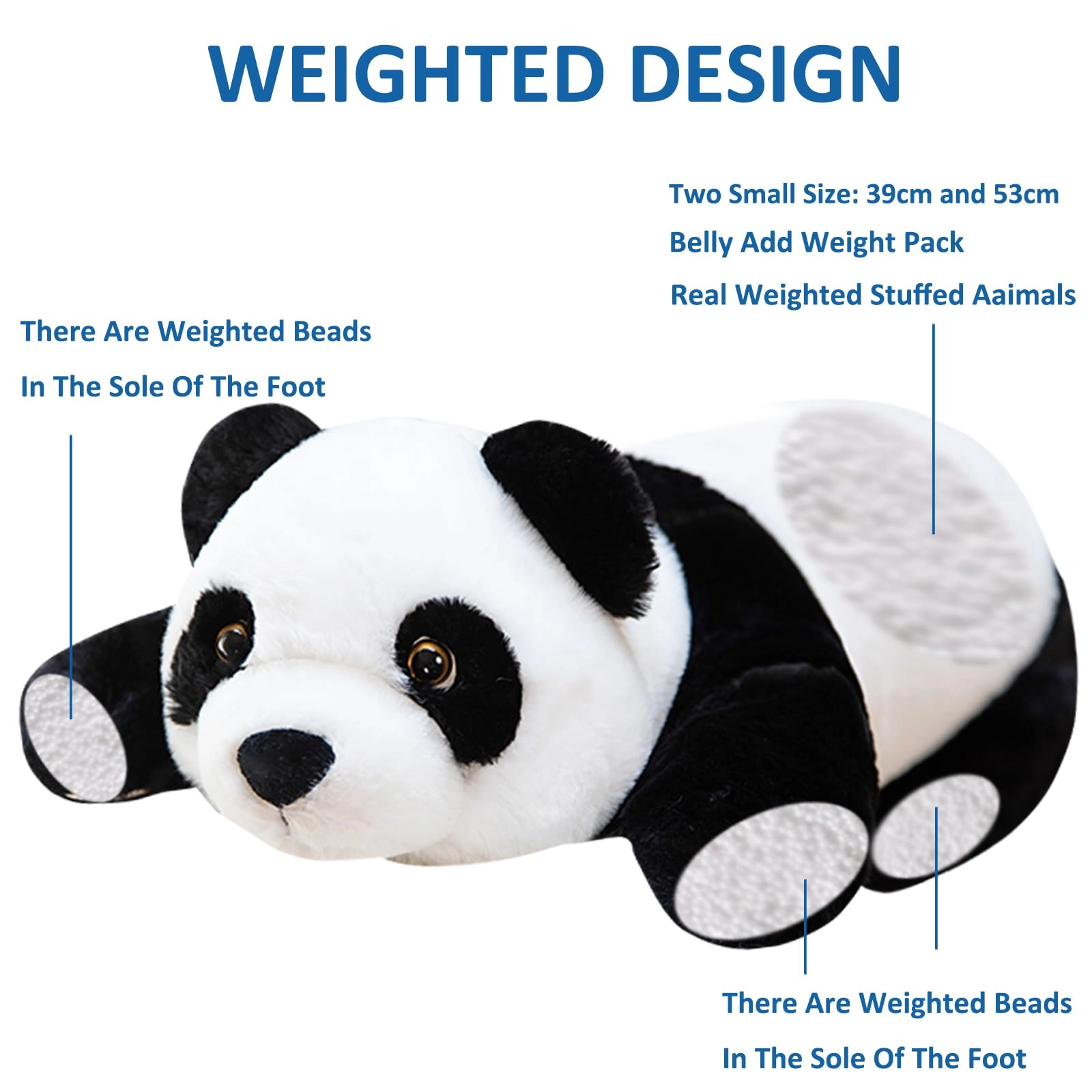 Panda 53 cm Weighted Plush