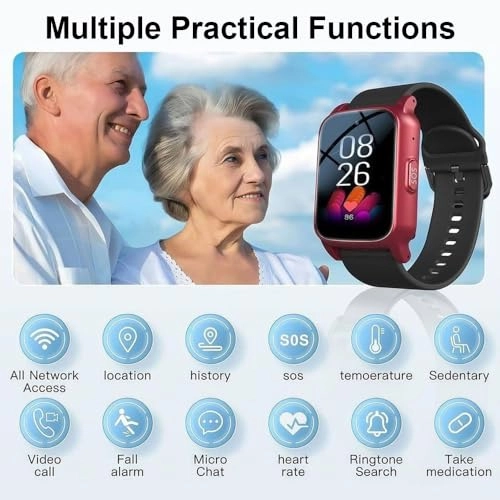 Elderly Fall Detection Smart Watch LTE