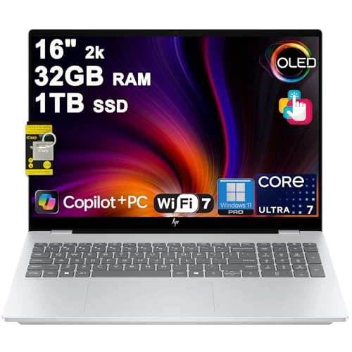 OmniBook 7 16-ay0002ne - 16'' Core Ultra 7 255H 32GB 1TB SSD