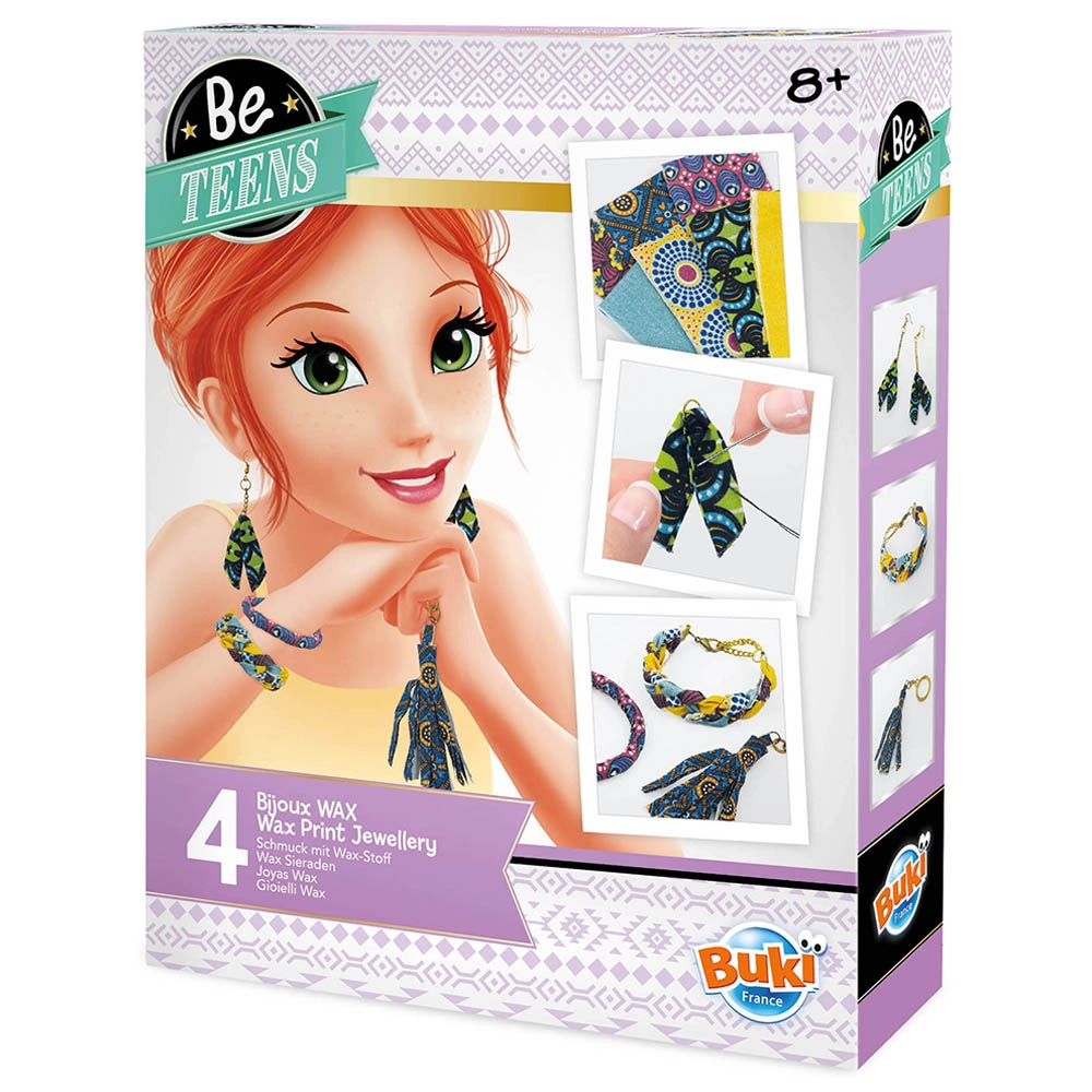 Wax Print Jewellery Kit - Suitable for 8 to 13+ yrs