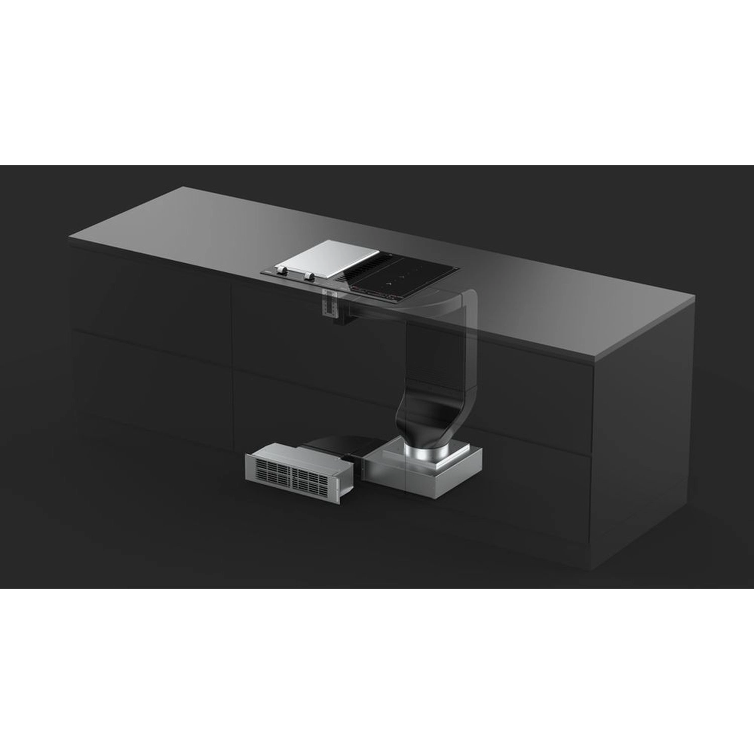 Modular Built-In Kitchen Hood - 630 cubic metre per hour