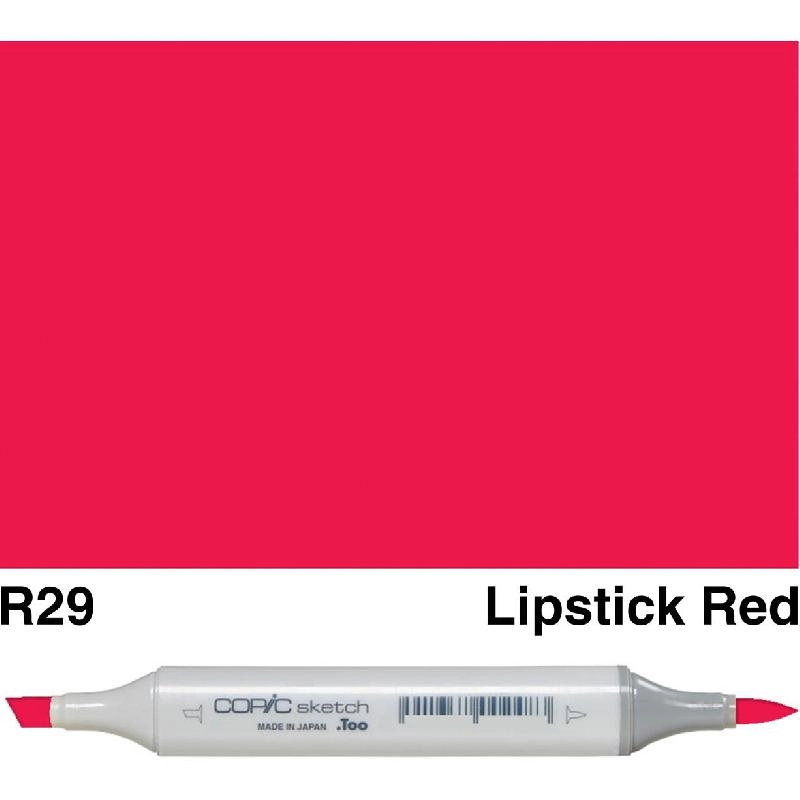 Copic Sketch R-29 - Lipstick Red Twin Tip