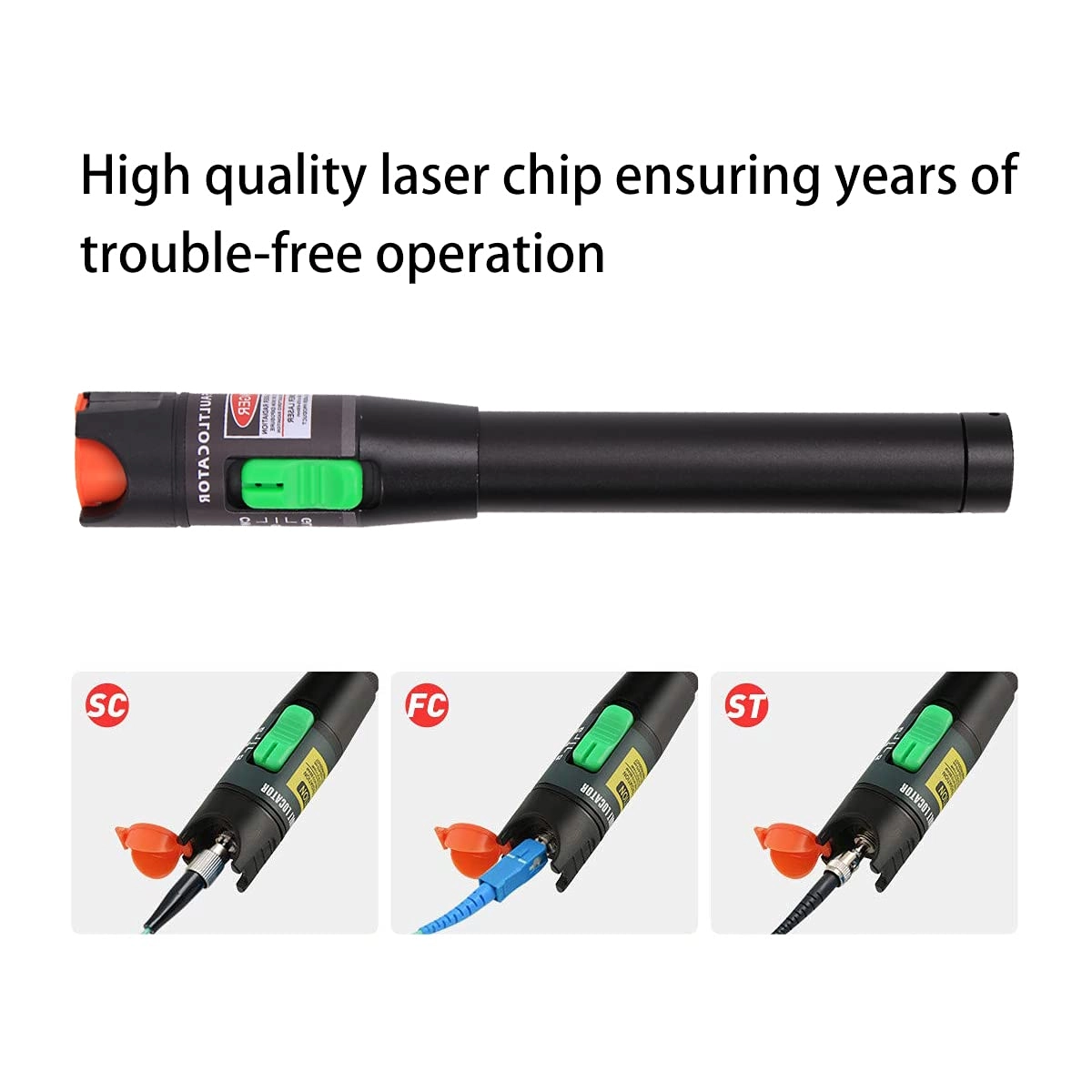Visual Fault Locator - 30mW 30KM + FC/LC Connector Kit - FC Male to LC Female Adapter