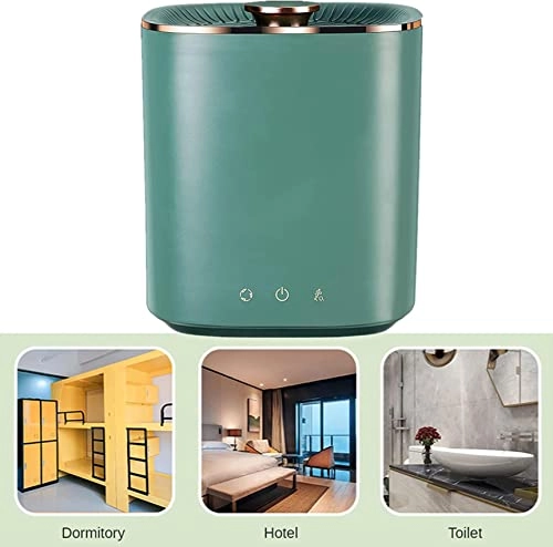 Mini Washing hine Portable 2.5L Turbine Portable Washing hines with Blue Light for Home Travel,White-ozone