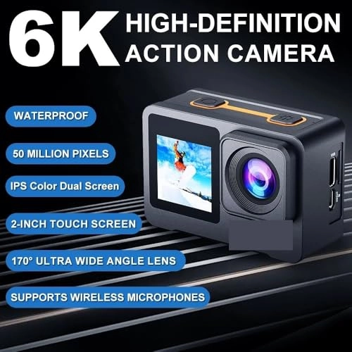 Action Camera - 6K 60FPS