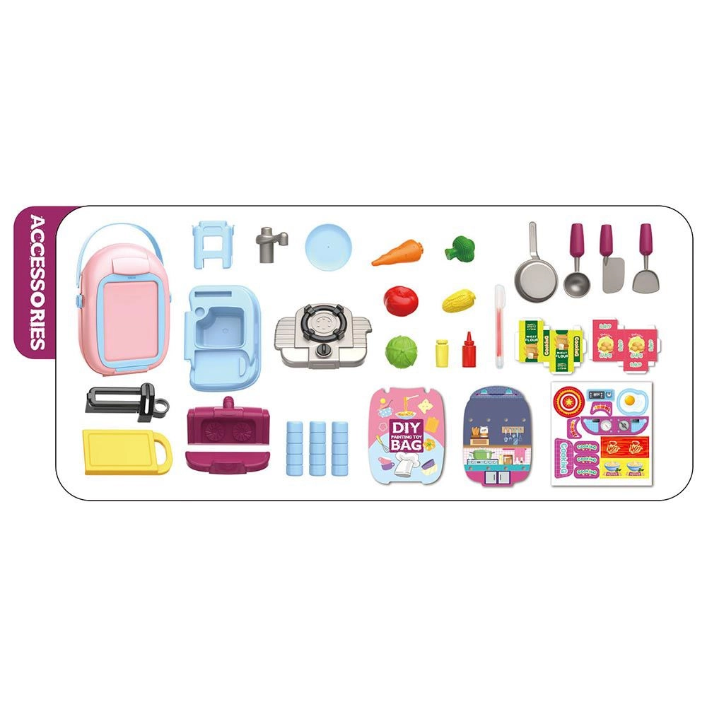 DIY Kitchen Bag With Accessories - 30 pcs (BTG-022976)