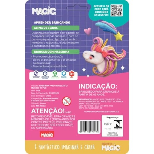 Creative Modeling Dough Unicorn - 36 months - 12 years 11 pieces