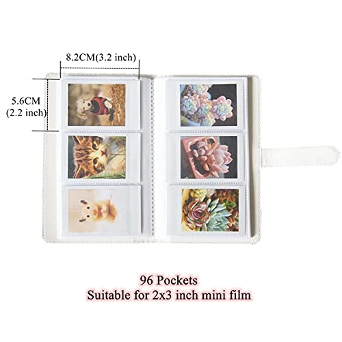 2x3" 96 Pockets PU Leather Photo Album