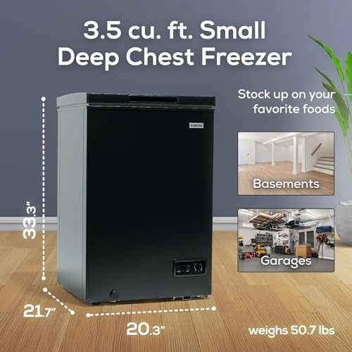 Chest Freezer - Front Defrost Removable Basket