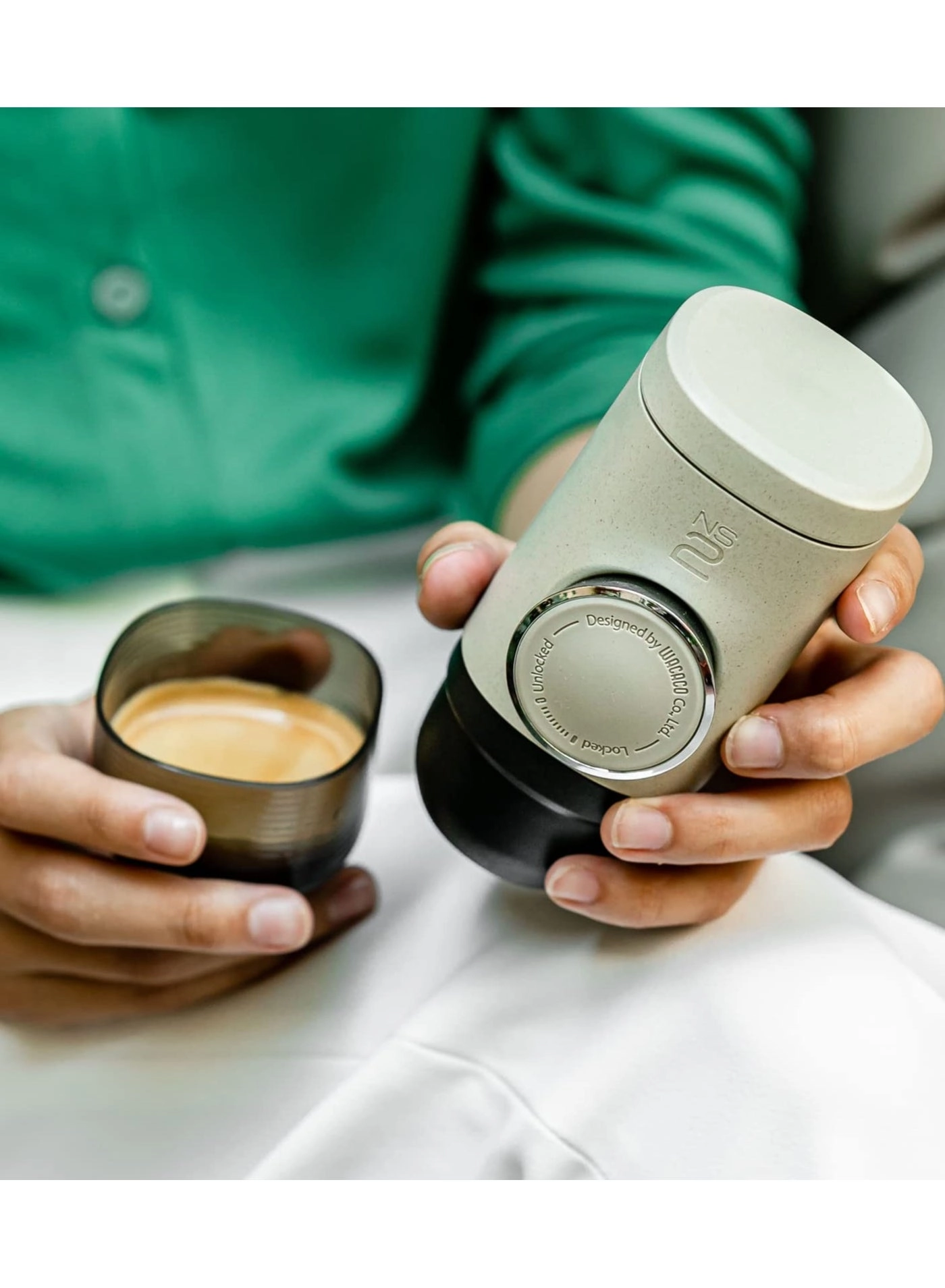 Portable Espresso Machine Manual Nespresso-Compatible 152745