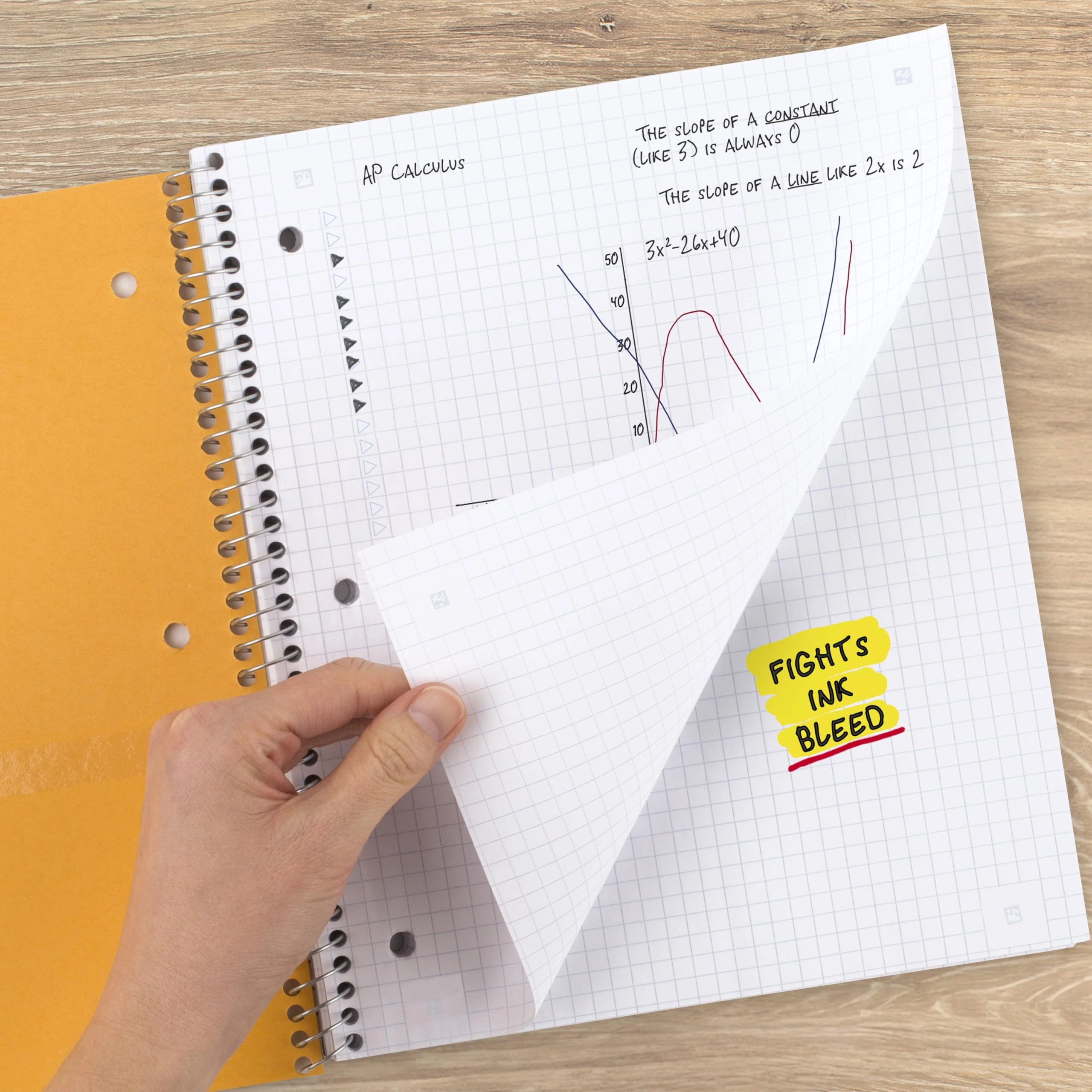 Spiral Notebook 8-1/2" x 11" Spiral - Lined 100 Sheets